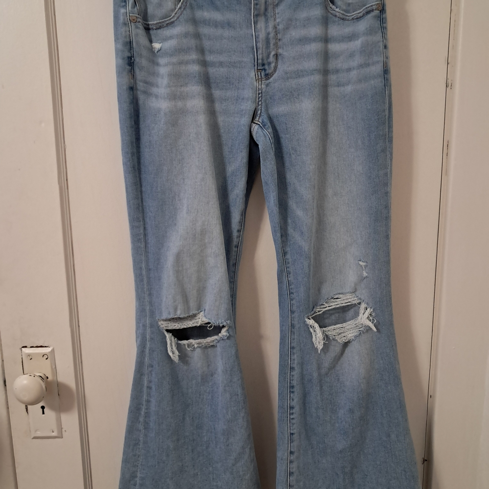 American Eagle Distressed Low-rise Jeans